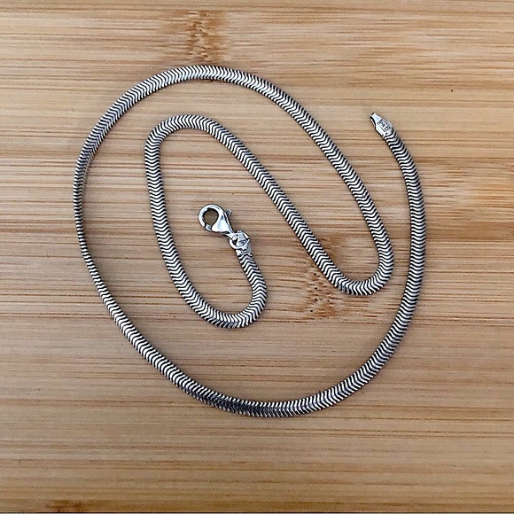 $89  Signed Estate S.W. Pendant & Designer Chain  P STERLING & P.R. EX 925 Italy - Picture 6 of 8